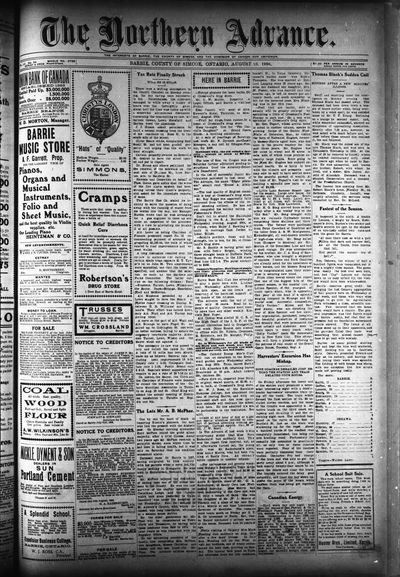 Northern Advance, 23 Aug 1906