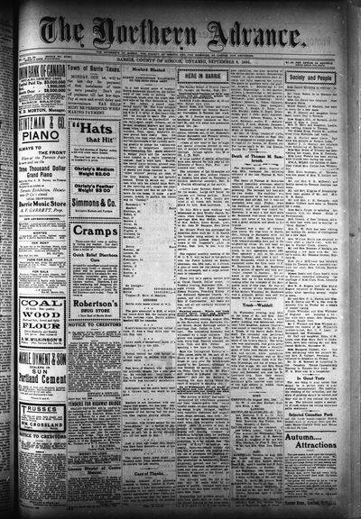 Northern Advance, 6 Sep 1906