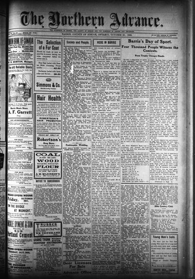 Northern Advance, 25 Oct 1906