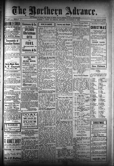 Northern Advance, 20 Dec 1906