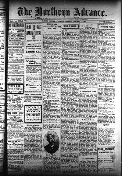 Northern Advance, 17 Jan 1907