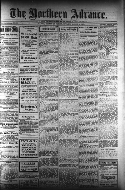 Northern Advance, 14 Mar 1907