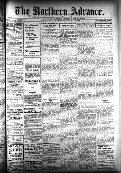 Northern Advance, 16 May 1907