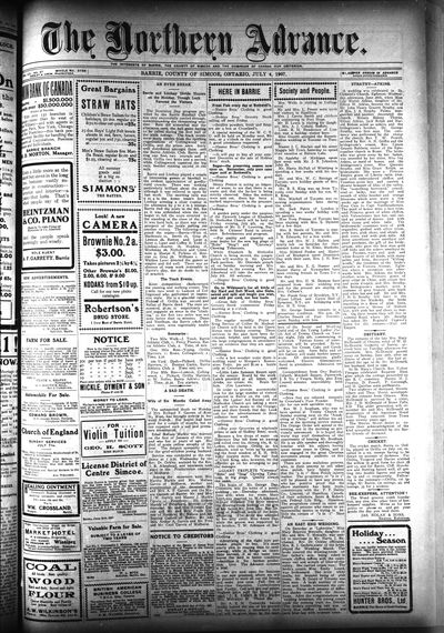 Northern Advance, 4 Jul 1907