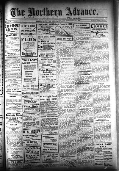 Northern Advance, 17 Sep 1908