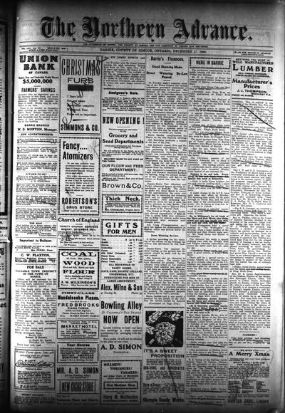 Northern Advance, 17 Dec 1908