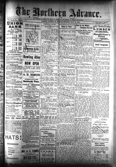 Northern Advance, 13 May 1909