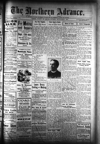 Northern Advance, 2 Sep 1909