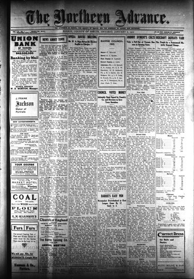 Northern Advance, 6 Jan 1910