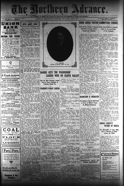 Northern Advance, 27 Jan 1910