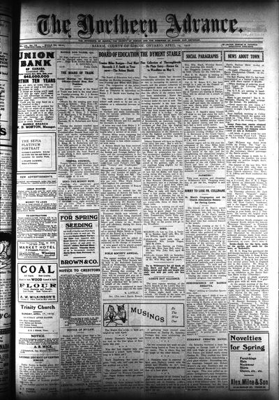 Northern Advance, 14 Apr 1910