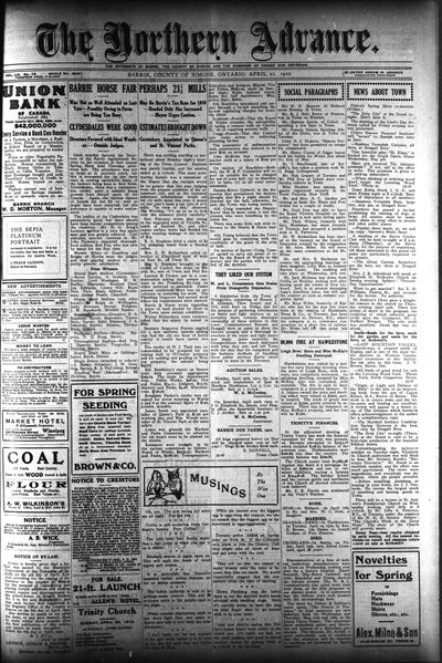 Northern Advance, 21 Apr 1910