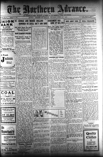 Northern Advance, 28 Apr 1910