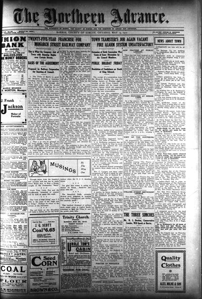 Northern Advance, 19 May 1910