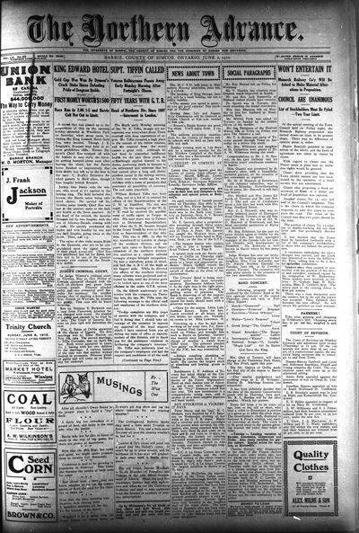 Northern Advance, 2 Jun 1910