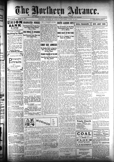 Northern Advance, 23 Jun 1910