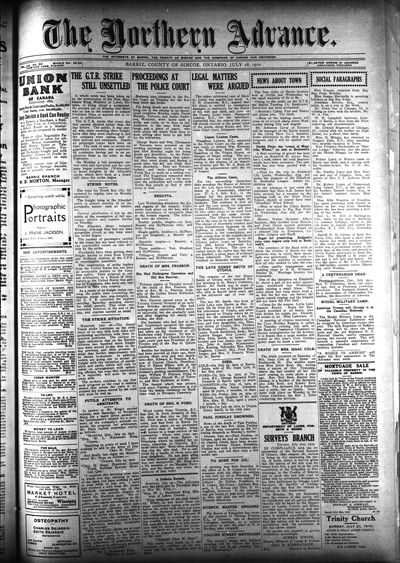 Northern Advance, 28 Jul 1910