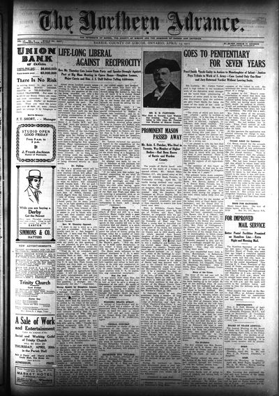 Northern Advance, 13 Apr 1911