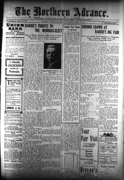 Northern Advance, 28 Sep 1911