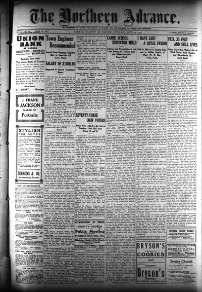 Northern Advance, 19 Oct 1911