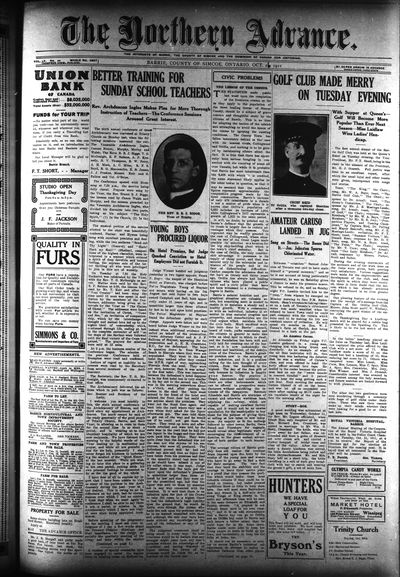 Northern Advance, 26 Oct 1911