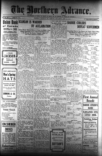 Northern Advance, 25 Jan 1912