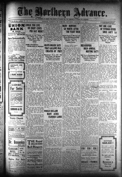 Northern Advance, 31 Oct 1912