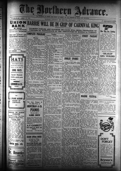 Northern Advance, 26 Jun 1913