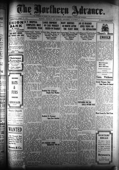 Northern Advance, 30 Oct 1913