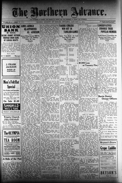 Northern Advance, 21 Jan 1915