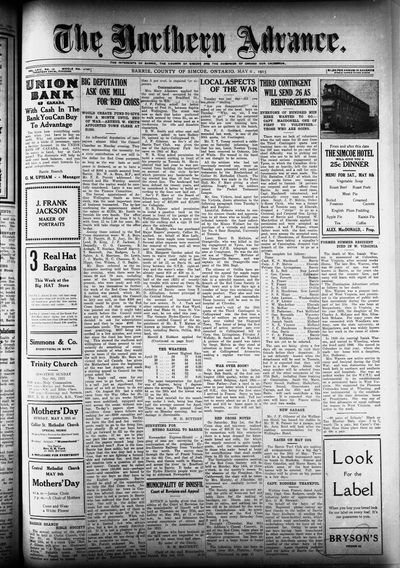 Northern Advance, 6 May 1915