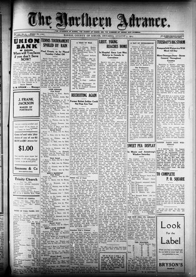 Northern Advance, 5 Aug 1915