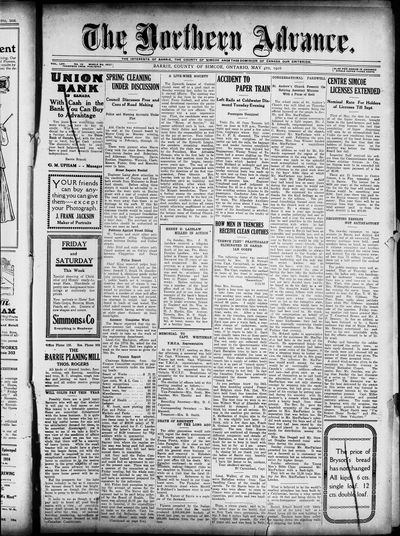 Northern Advance, 4 May 1916