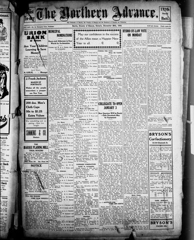 Northern Advance, 28 Dec 1916