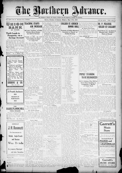 Northern Advance, 17 May 1917