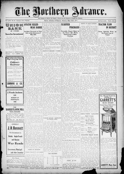 Northern Advance, 31 May 1917