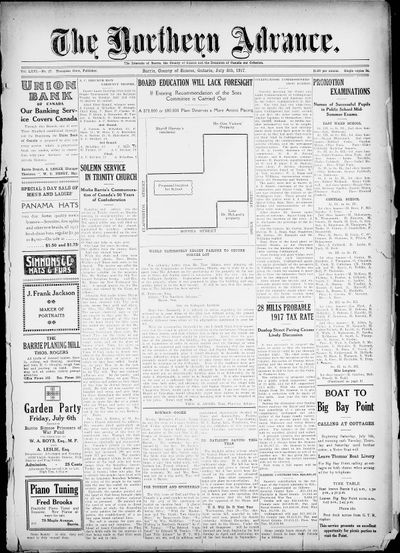 Northern Advance, 5 Jul 1917