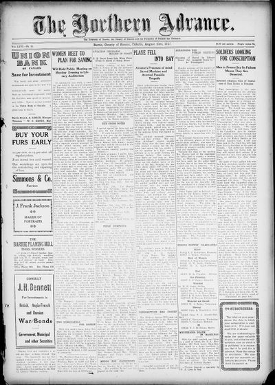 Northern Advance, 23 Aug 1917