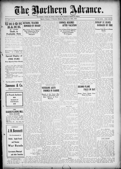 Northern Advance, 20 Sep 1917