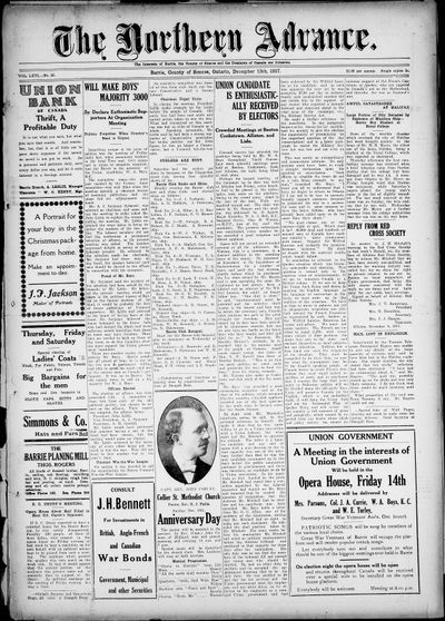 Northern Advance, 13 Dec 1917