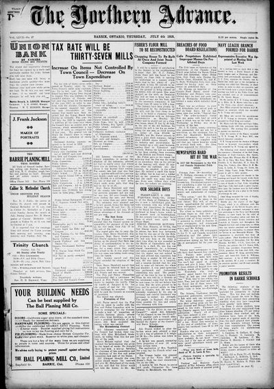 Northern Advance, 4 Jul 1918