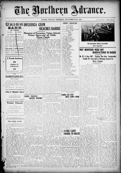 Northern Advance, 17 Oct 1918