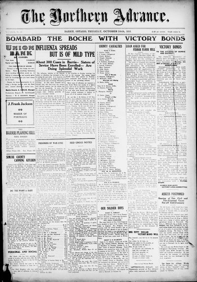 Northern Advance, 24 Oct 1918