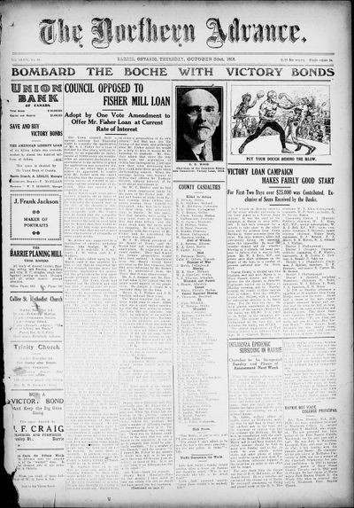 Northern Advance, 31 Oct 1918