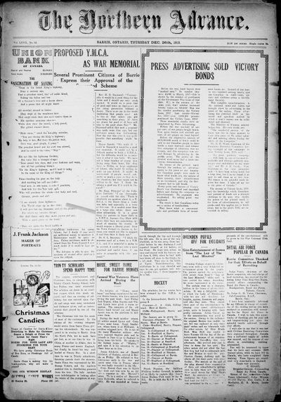 Northern Advance, 26 Dec 1918