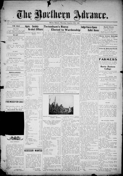 Northern Advance, 27 Jan 1921