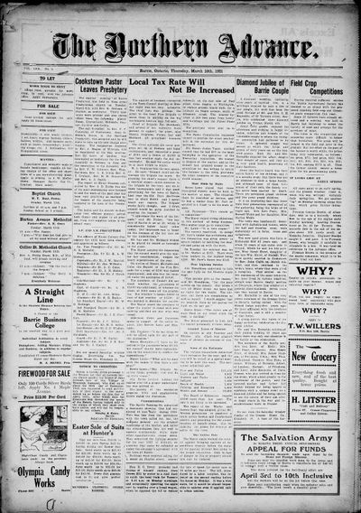 Northern Advance, 10 Mar 1921