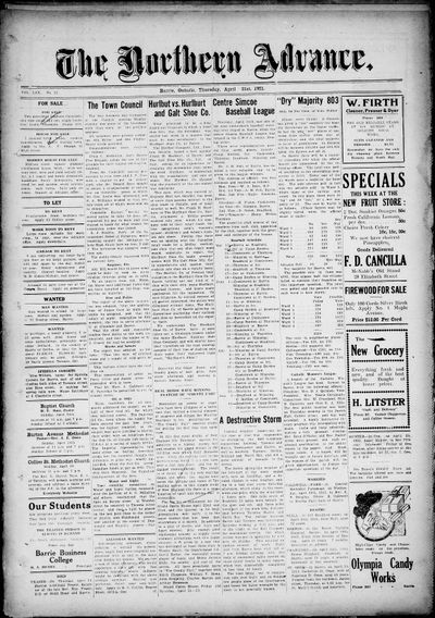 Northern Advance, 21 Apr 1921