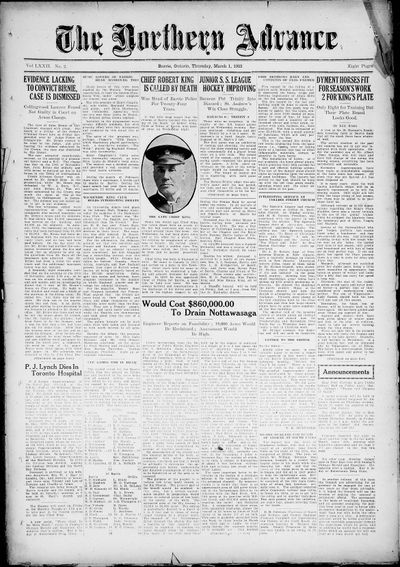 Northern Advance, 1 Mar 1923