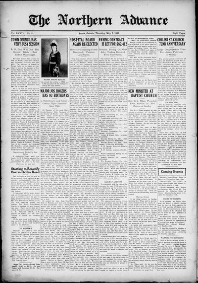 Northern Advance, 7 May 1925